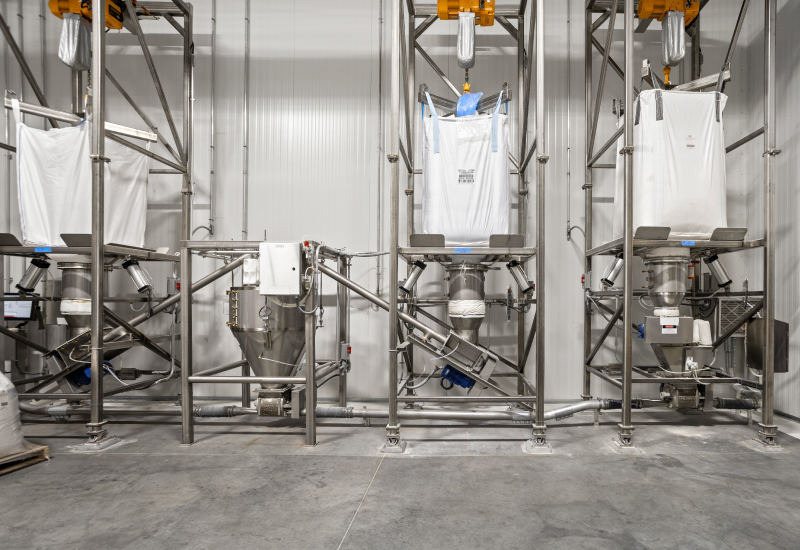 arco-national-construction-design-build-cold-storage-dominos-pizza-crown-point-indiana-gallery9. Dough Processing Utilities in Domino's New Dough Processing Facility in Crown Point, IN