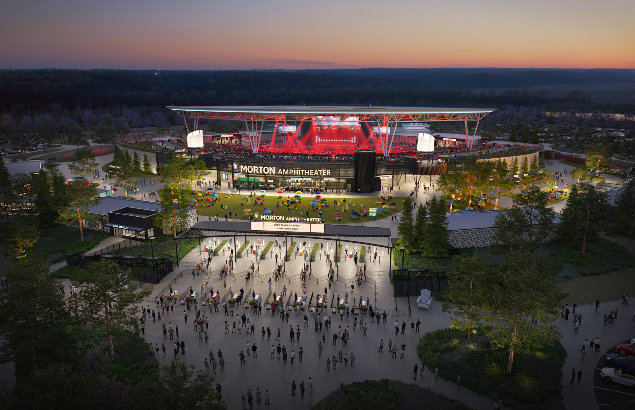 Live Nation Morton Amphitheater | ARCO Construction