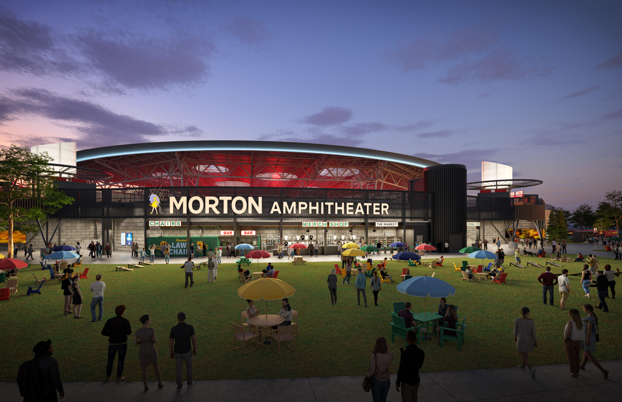 Live Nation Morton Amphitheater | ARCO Construction