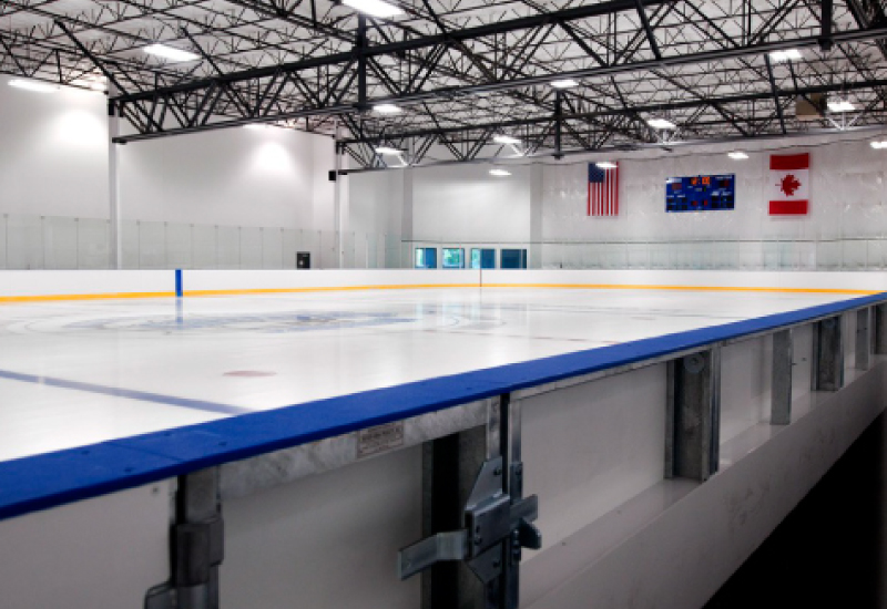 Ice Rink in the FSI Shark Tank Facility in St. Louis, MO