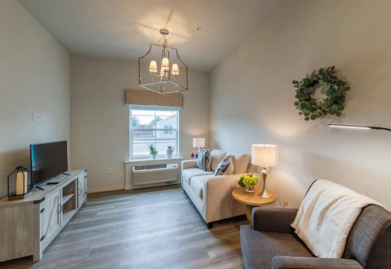 Living Room in Provision Living, an Assisted Living & Memory Care Facility in East Lansing, MI