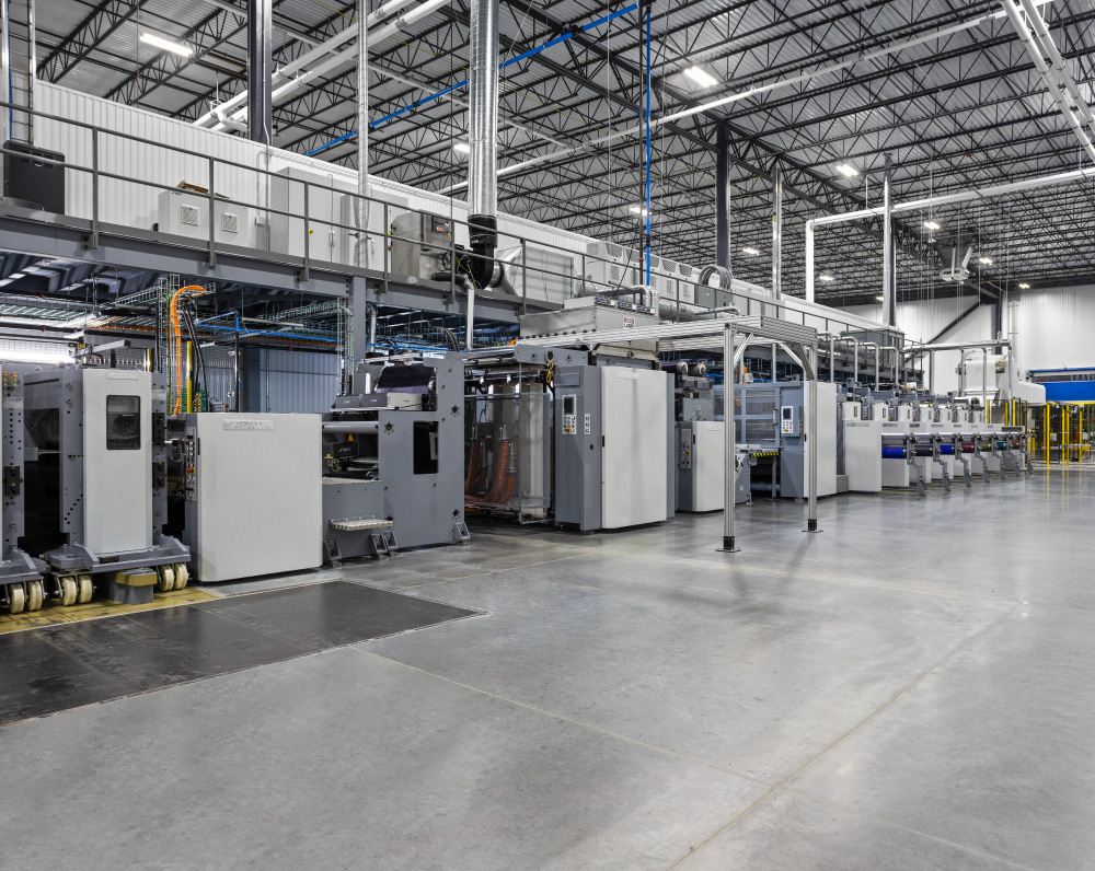EloPak's automated Processing/Packaging Equipment in their new Manufacturing Facility in Little Rock, AR