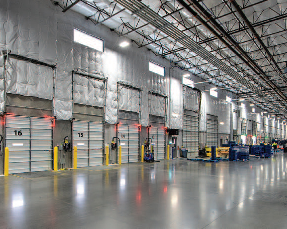 loading dock within the pepsi co warehouse in goodyear arizona
