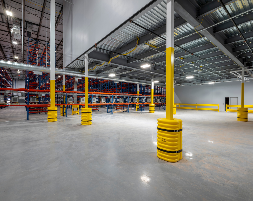 cooler space within the vistar foodservice facility in phoenix arizona