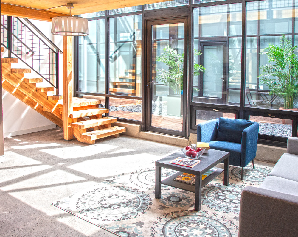 interior image of a woodward lofts unit in st louis missouri