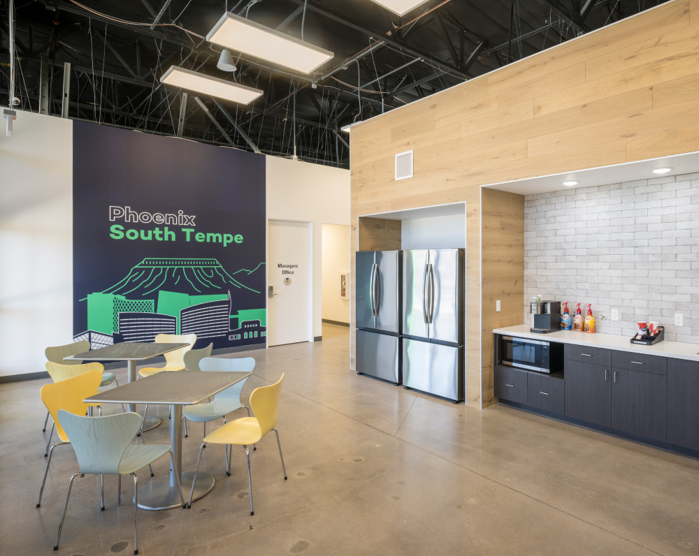 common area of phoenix arizona warespace multi-unit storage facility